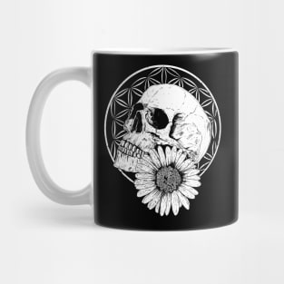 Macabre Goth Skull Mug